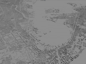 shizuoka city japan 90km Model 3D