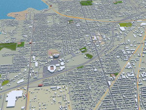shreveport city louisiana usa 40km 3D Model