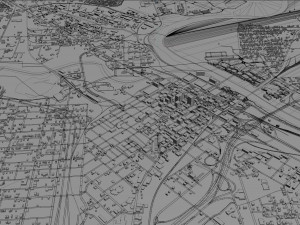 shreveport city louisiana usa 40km 3D Model