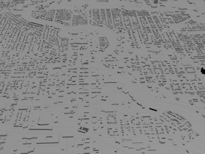 south bend city indiana usa 25km Modelo 3D