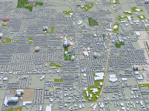 springdale city arkansas usa 25km Modèle 3D