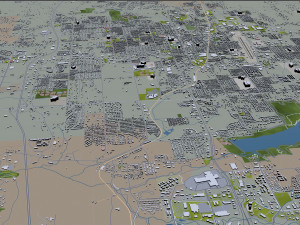 springdale city arkansas usa 25km Modèle 3D