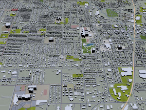 springdale city arkansas usa 25km Modèle 3D