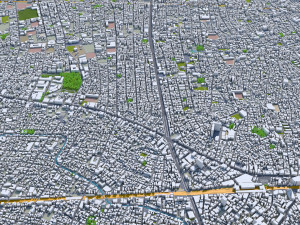suginami city tokyo 10km 3D Model