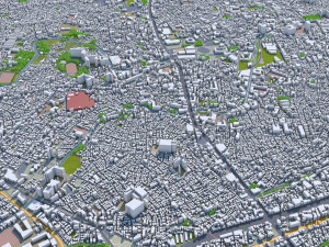 suginami city tokyo 10km 3D Model