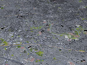 suginami city tokyo 10km 3D Model