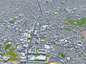 suginami city tokyo 10km 3D Model