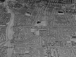 sunnyvale city california usa 20km Modelo 3D