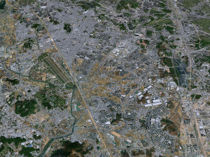 Suwon si Gyeonggi do city South Korea 30km 3D Model