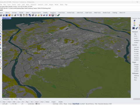 Taichung city taiwan 120km 3D Модель