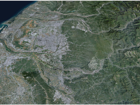 Taichung city taiwan 120km 3D Модель
