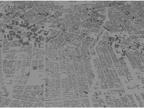 Taichung city taiwan 120km 3D Модель