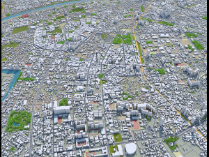 tainan city taiwan 50km Modelo 3D