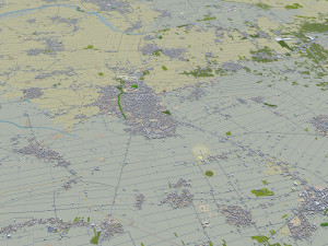 tainan city taiwan 50km Modelo 3D