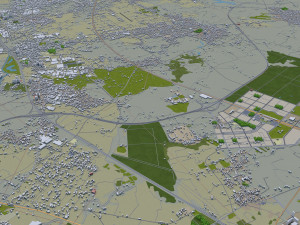 tainan city taiwan 50km Modelo 3D
