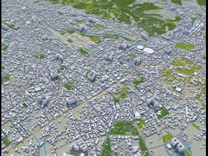 taoyuan city taiwan 120km Modello 3D