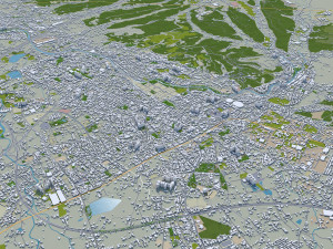 taoyuan city taiwan 120km Modello 3D