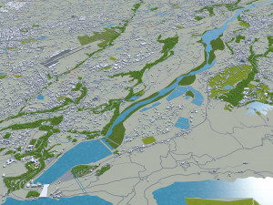 taoyuan city taiwan 120km Modello 3D