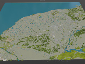 taoyuan city taiwan 120km Modello 3D