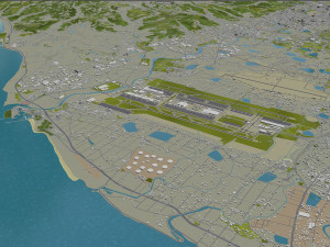 taoyuan city taiwan 120km Modello 3D
