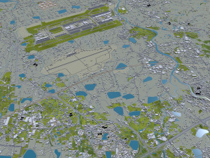 taoyuan city taiwan 120km Modello 3D