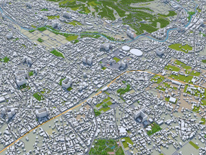 taoyuan city taiwan 120km Modello 3D