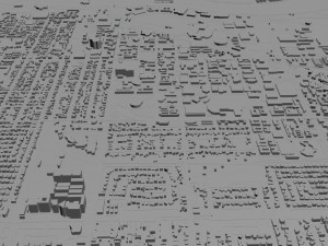Tempe city arizona usa 20km 3D Модель