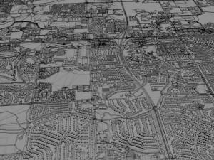 thornton city colorado usa 30km 3D Model