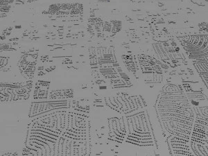 미국 콜로라도 손튼 시티 30km 3D 모델