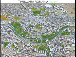 timisoara city romania 30km 3D Model
