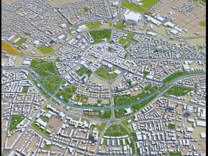 timisoara city romania 30km 3D Model