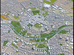 timisoara city romania 30km 3D Model