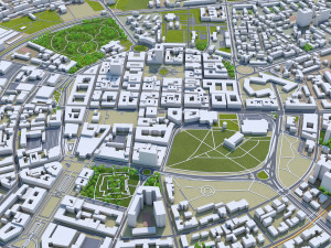 timisoara city romania 30km 3D Model