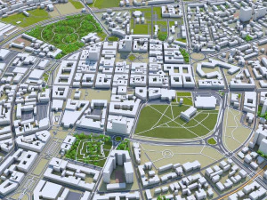 timisoara city romania 30km 3D Model