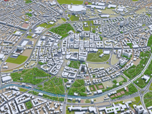 timisoara city romania 30km 3D Model