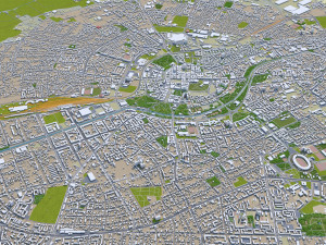 timisoara city romania 30km 3D Model