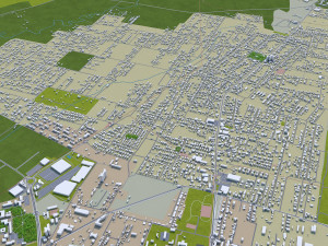 timisoara city romania 30km 3D Model