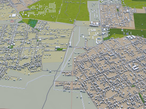 timisoara city romania 30km 3D Model
