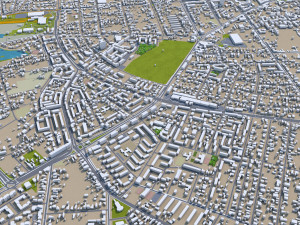 timisoara city romania 30km 3D Model