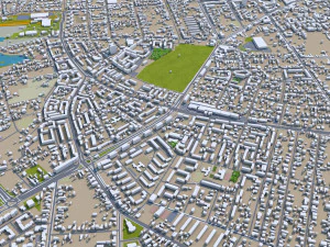timisoara city romania 30km 3D Model