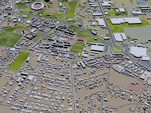 timisoara city romania 30km 3D Model
