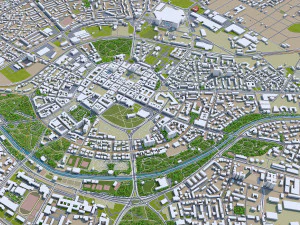 timisoara city romania 30km 3D Model