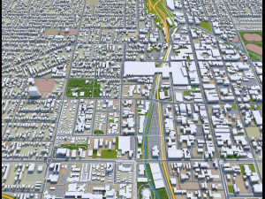 toowoomba city australia 35km Modello 3D