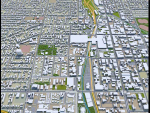 toowoomba city australia 35km 3D Model