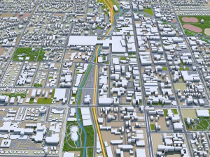 toowoomba city australia 35km 3D Model