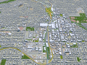 toowoomba city australia 35km Modello 3D