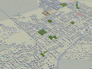 toowoomba city australia 35km Modello 3D