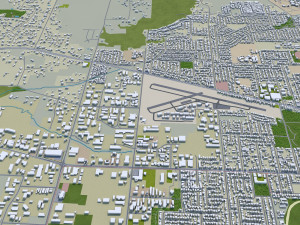toowoomba city australia 35km Modello 3D