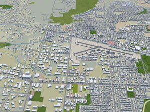 toowoomba city australia 35km 3D Model