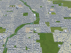 toowoomba city australia 35km Modello 3D